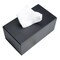 Dacasso Black Leatherette Rectangular Tissue Box Cover AG-1377 - alternate 3